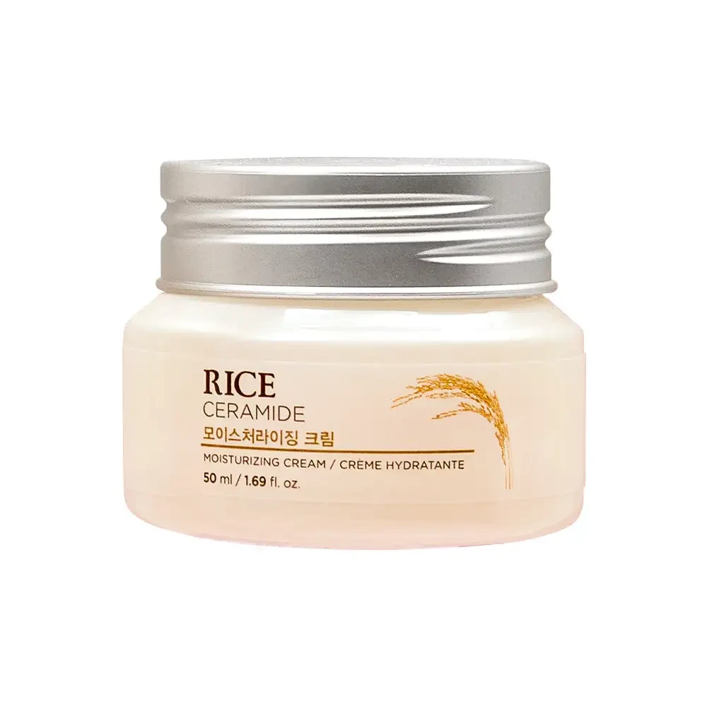 The face shop rice & ceramide moisturizing cream - 50ml